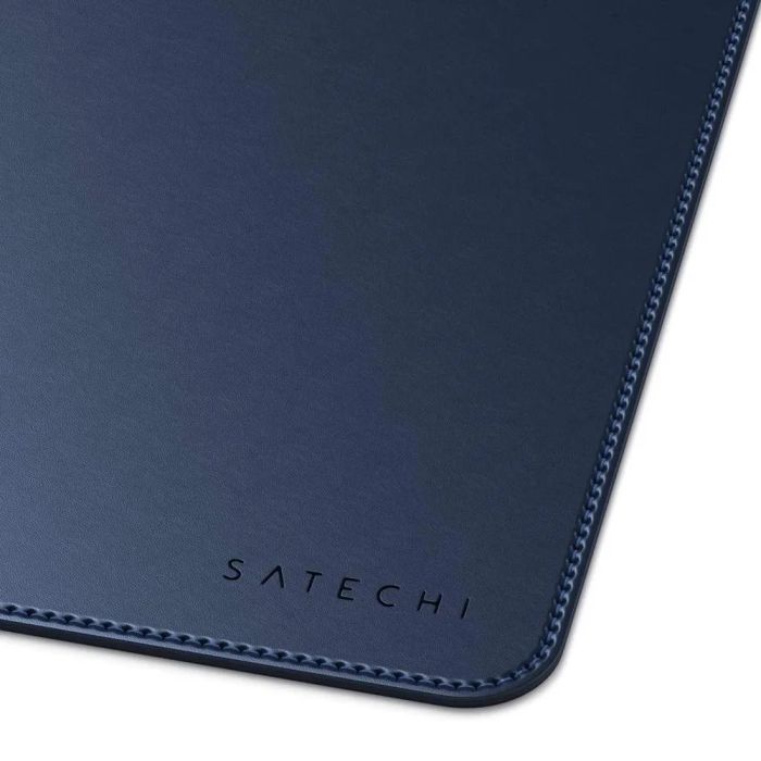 Satechi Eco Leather Deskmate for computer mouse, blue