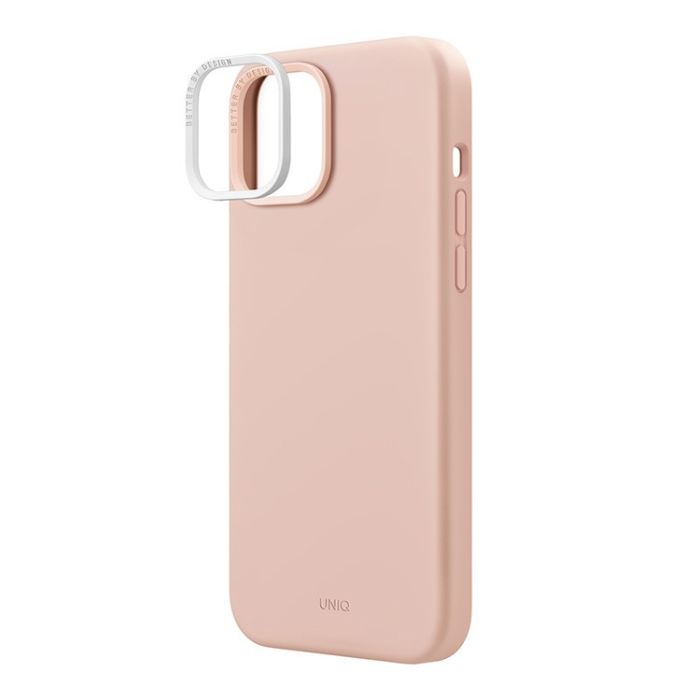 Uniq case for iPhone 15 LINO Magsafe, pink