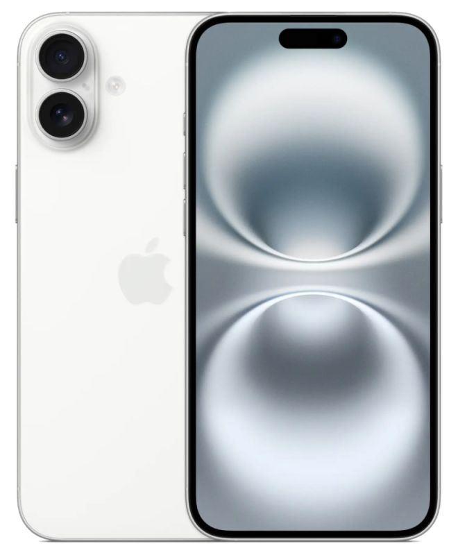 Apple iPhone 16 Plus, 128 GB, White