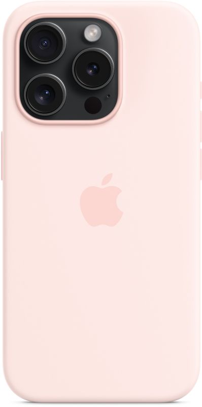 Apple MagSafe Case for iPhone 15 Pro, Silicone, Pink