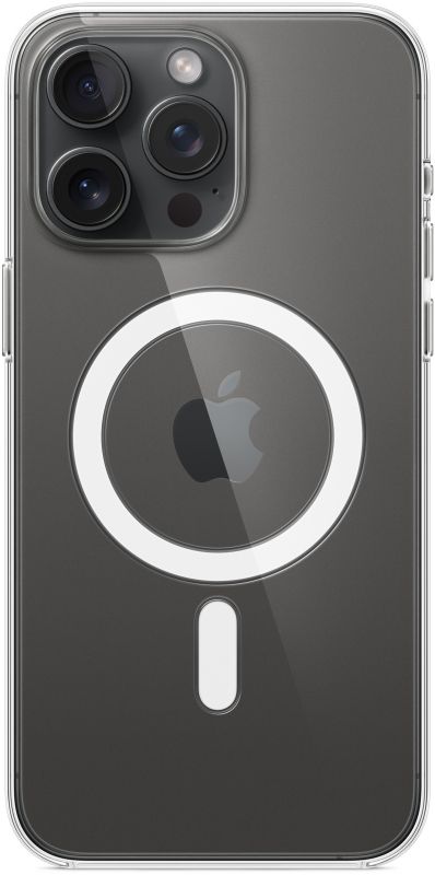 Apple MagSafe case for iPhone 15 Pro Max, transparent