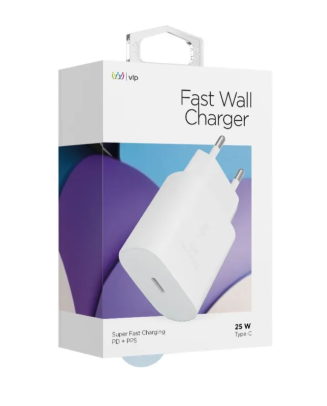 VLP 25W Wall Charger, White