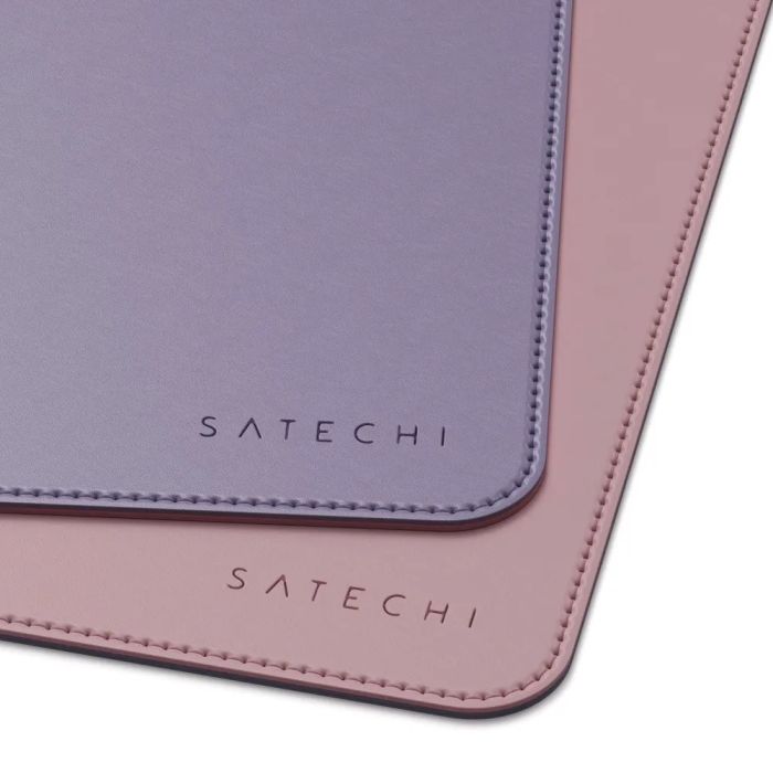 Satechi Dual Side ECO-Leather Deskmate, Pink/Purple