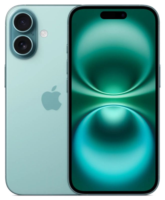 Apple iPhone 16, 128 GB, Turquoise