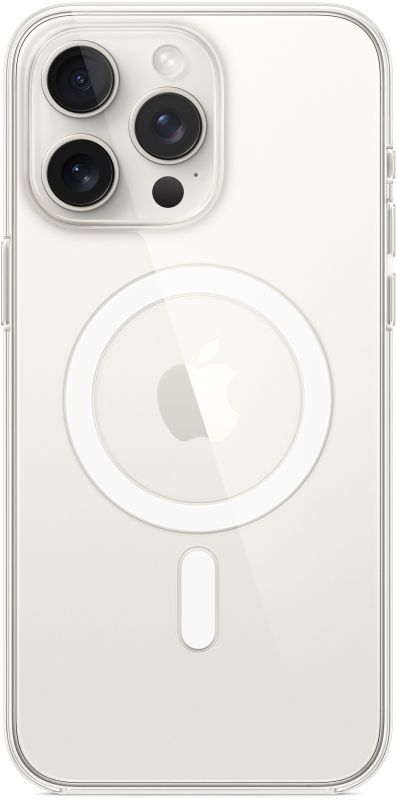 Apple MagSafe case for iPhone 15 Pro Max, transparent