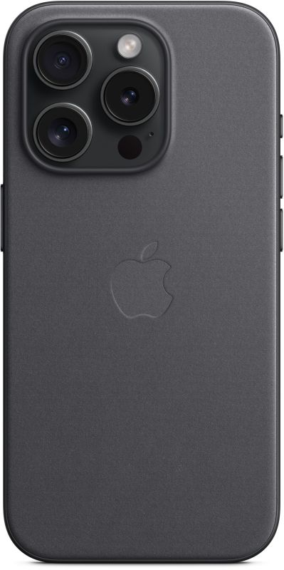 Apple MagSafe FineWoven Case for iPhone 15 Pro, Black